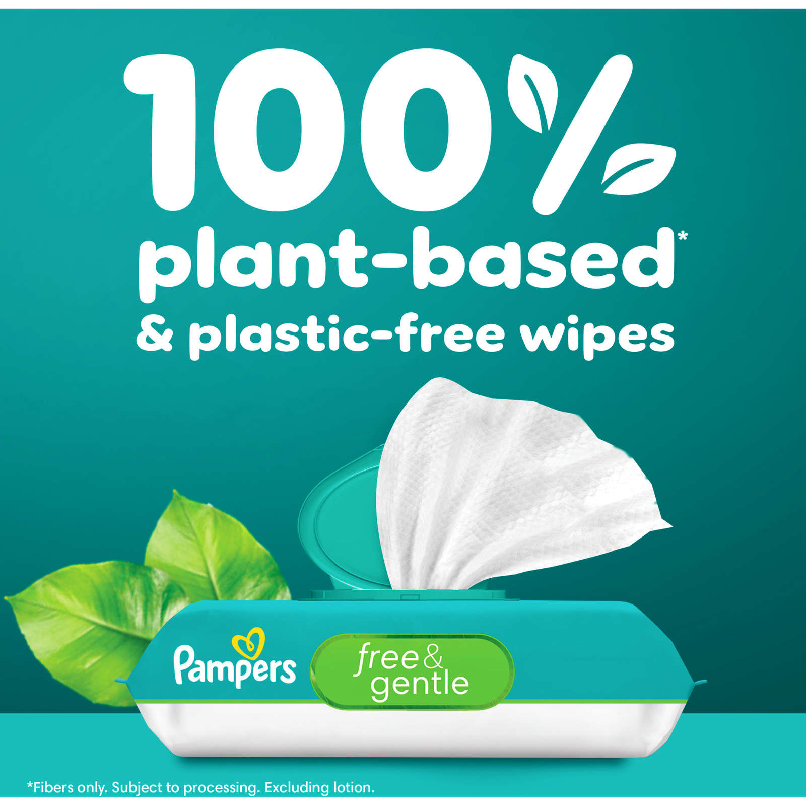 Free & Gentle 100% Plant-Based Fragrance Free Baby Wipes