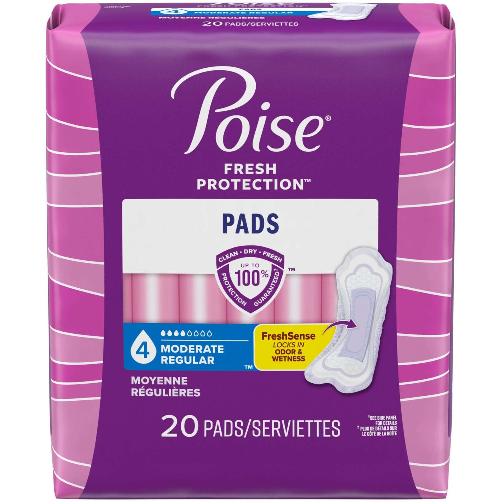 Incontinence Pads, Moderate Absorbency