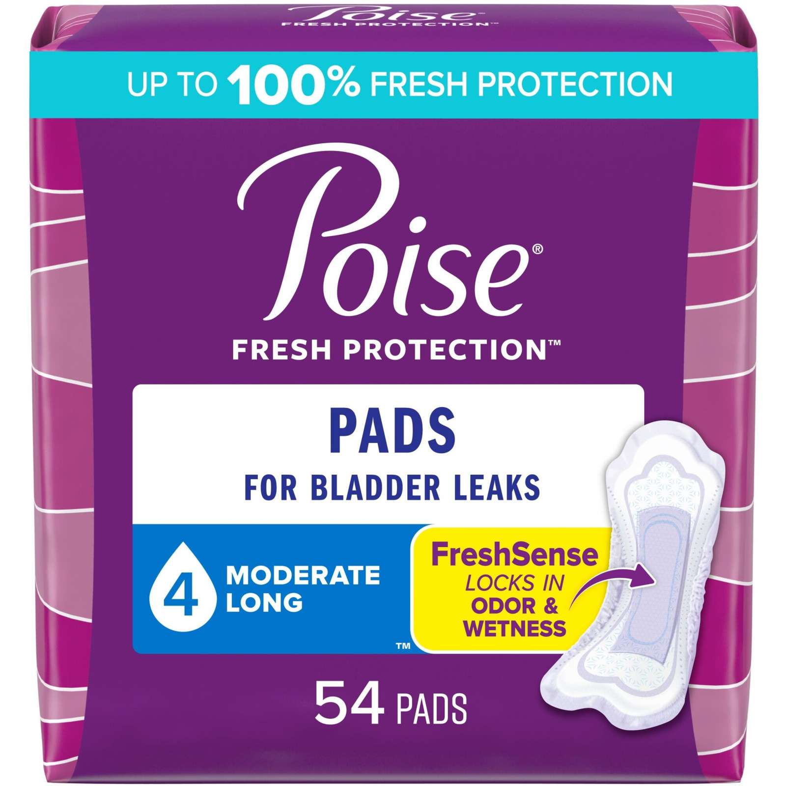 Incontinence Pads, Moderate Absorbency