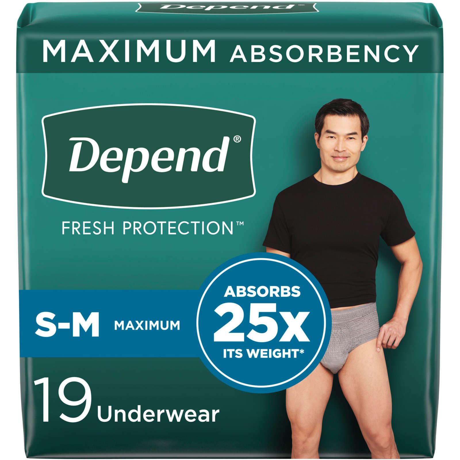 FIT-FLEX Incontinence Underwear for Men, Maximum Absorbency