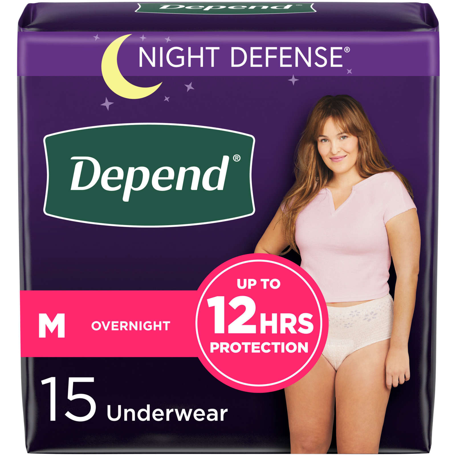 Night Defense Incontinence Underwear for Women, Overnight