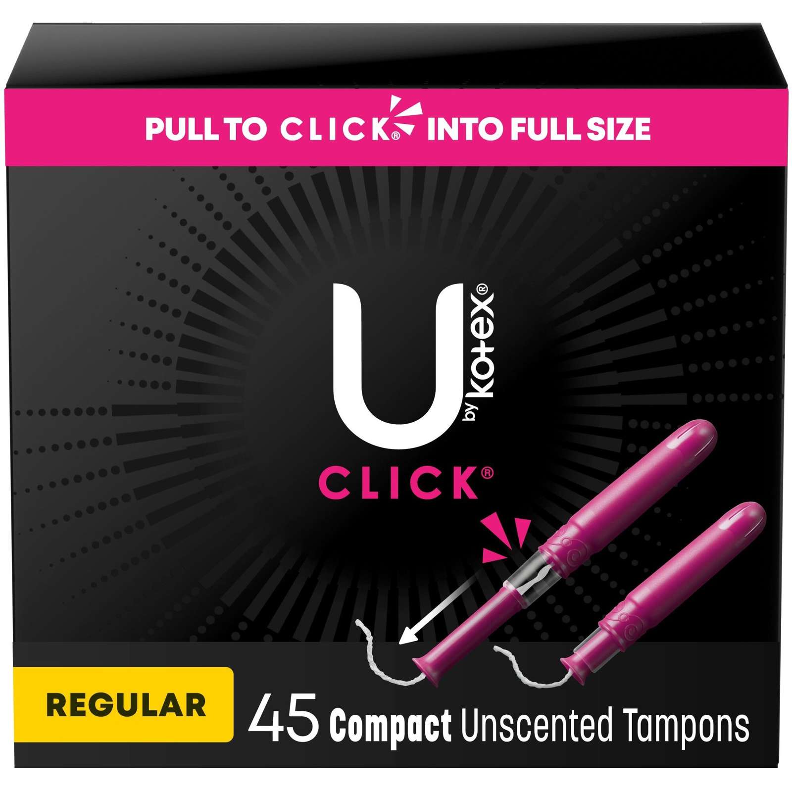 Click Compact Tampons, Regular