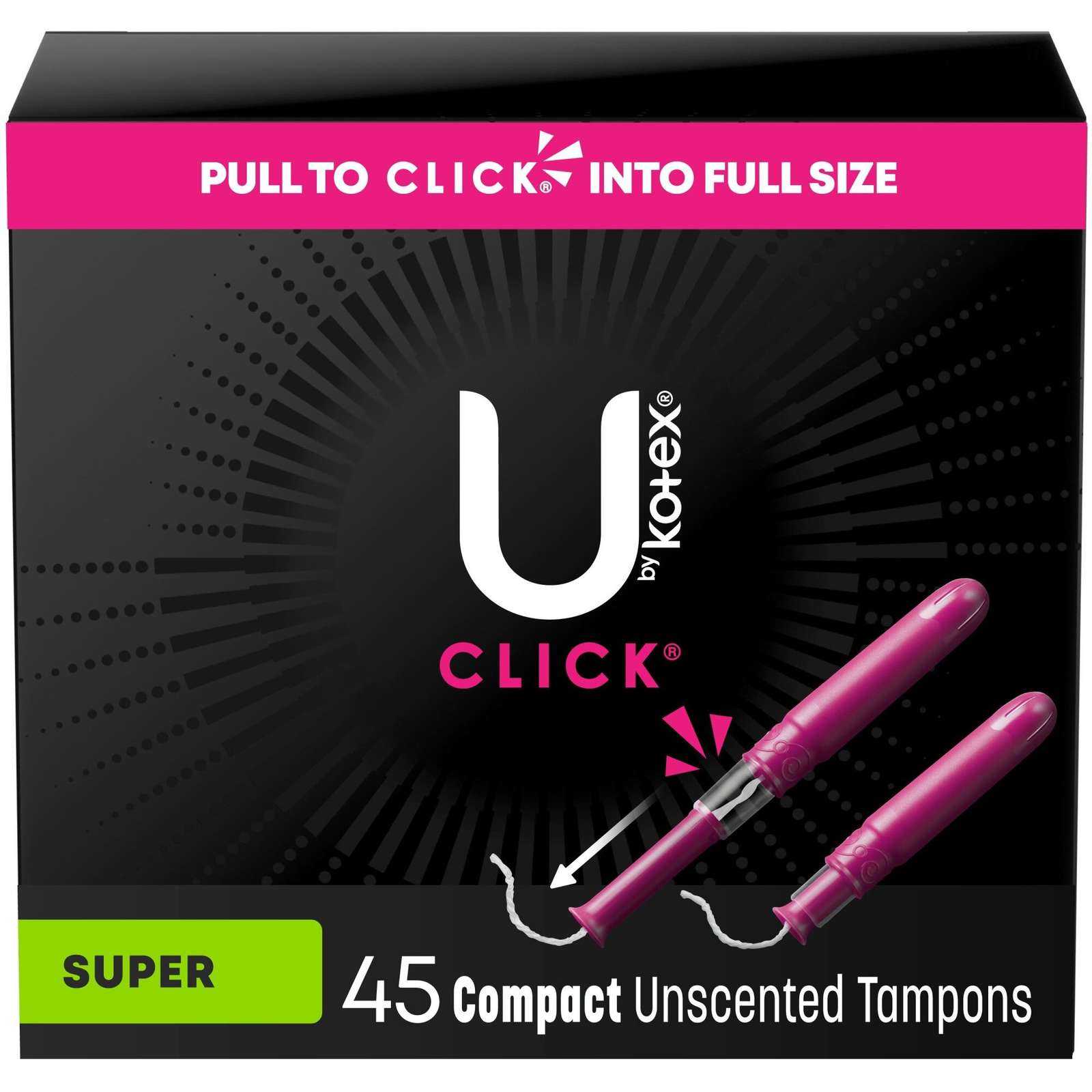 Click Compact Tampons, Super