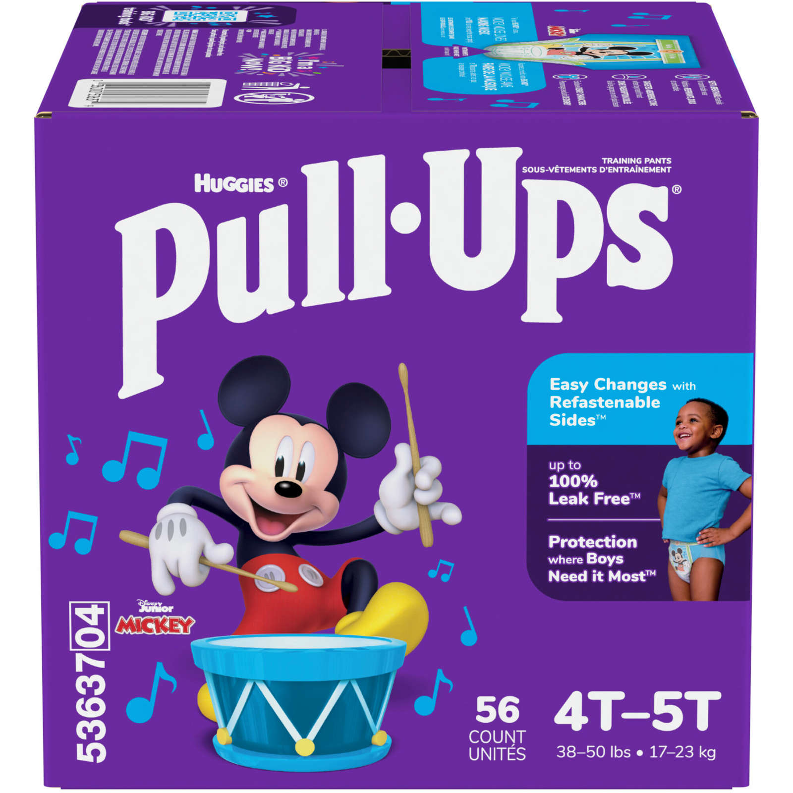 Pull-Ups Boys' Potty Training Pants Size 6, 4T-5T