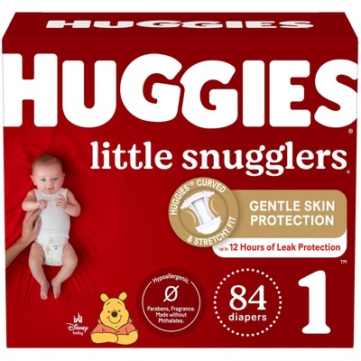Huggies Couches pour bébés Snug & Dry, taille 1, 108 couches - 108