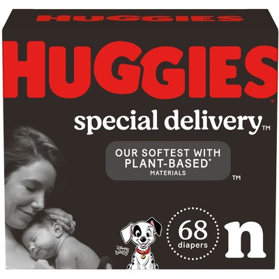 Huggies Nourish Baby Diaper Wipes, Scented Baby Wipes, 2 Push Button Packs  (112 Wipes Total)