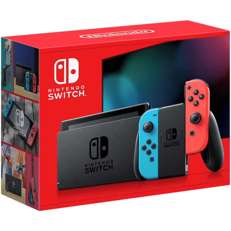 Nintendo Nintendo Switch™ with Neon Blue and Neon Red Joy‑Con™ (New Box) 1.0 ea