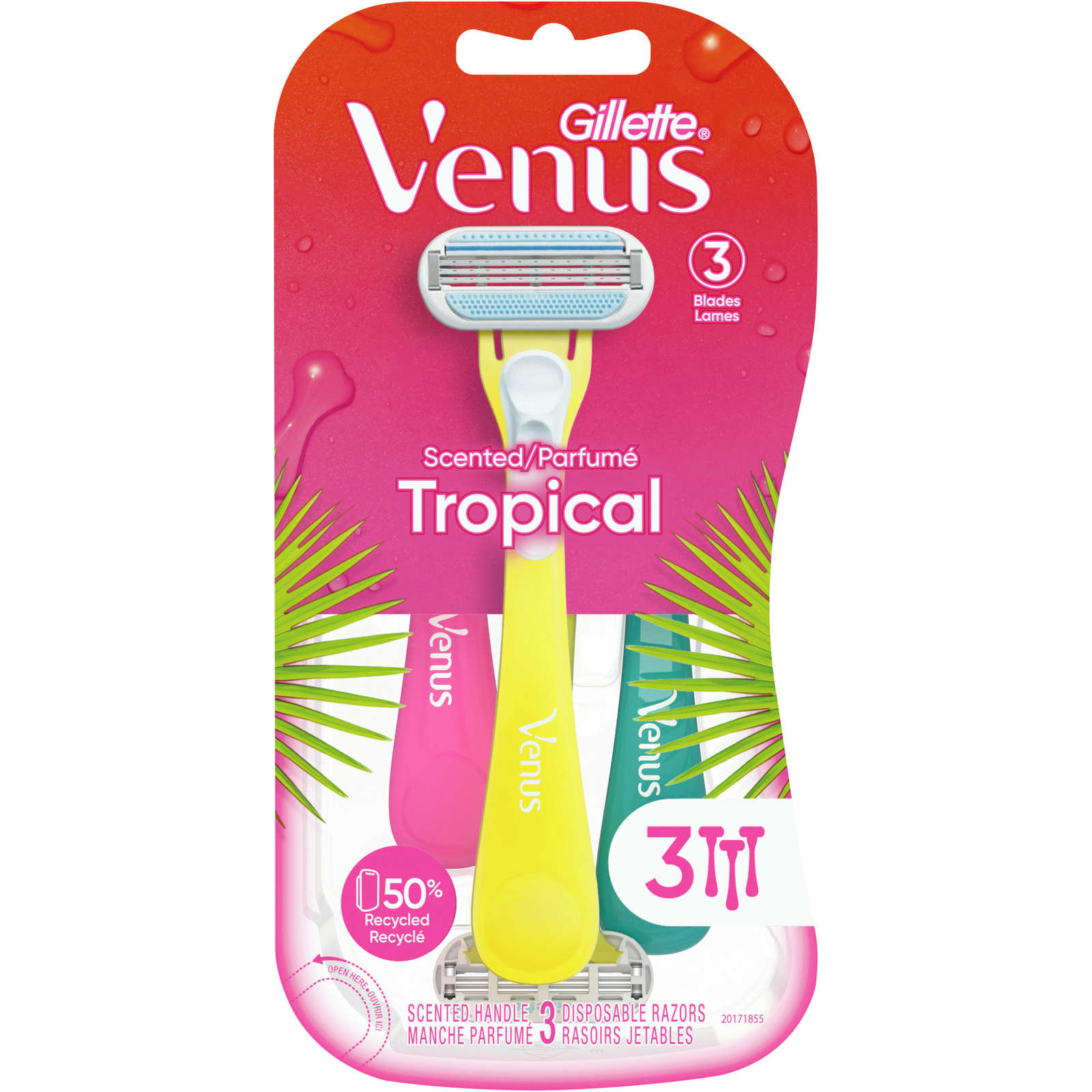 Gillette Venus Tropical Women's Disposable Razors - 3 Pack