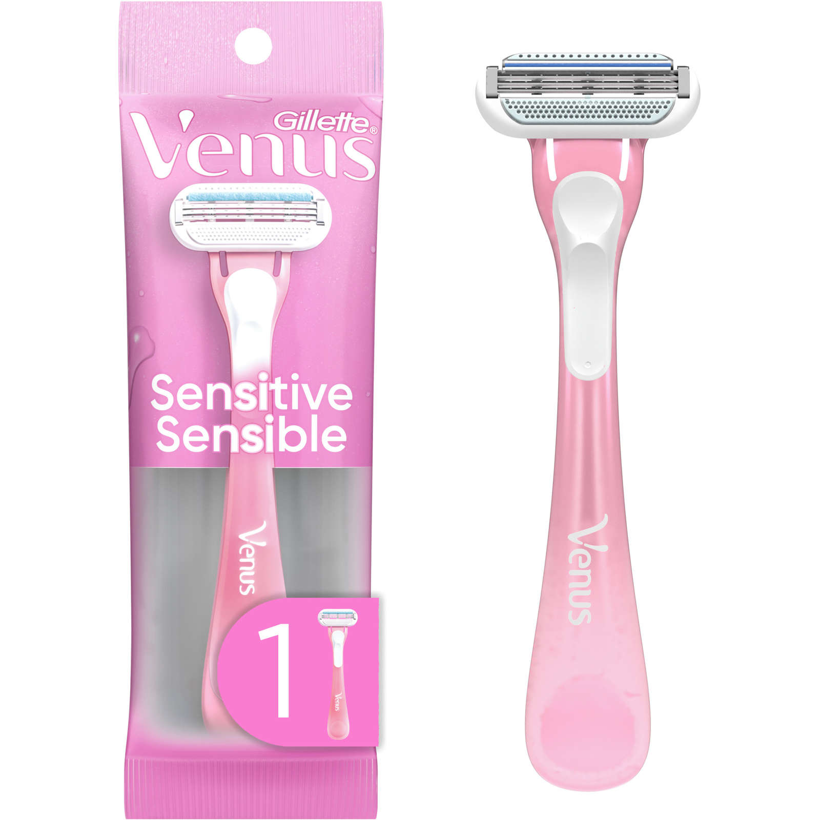 Gillette Venus Sensitive Women's Disposable Razor - 1 Pack