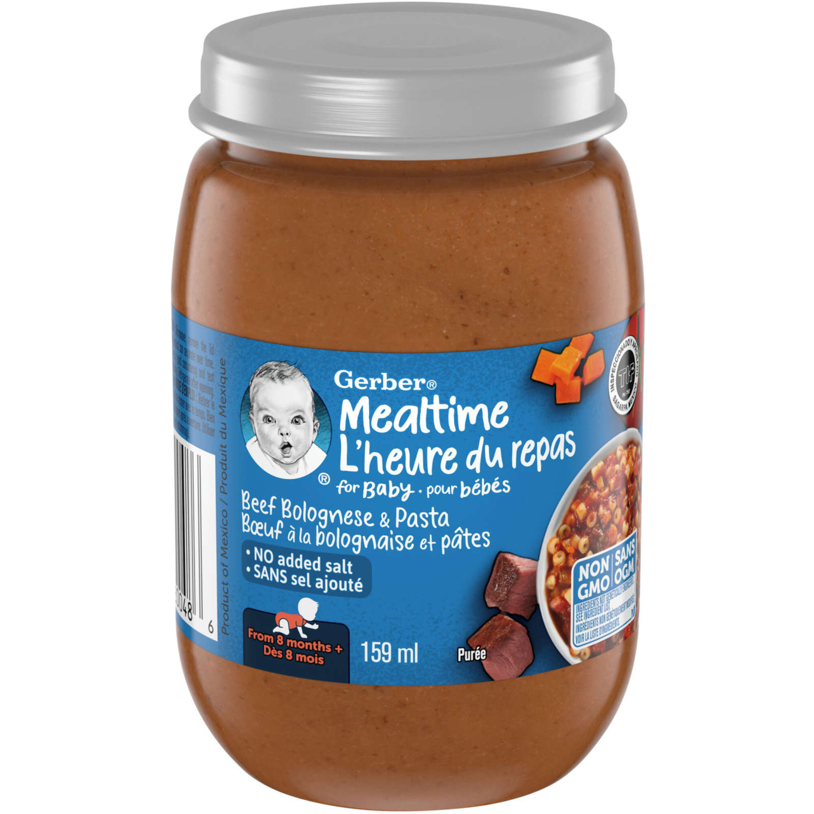 Mealtime Purée Beef Bolognese And Pasta Jar