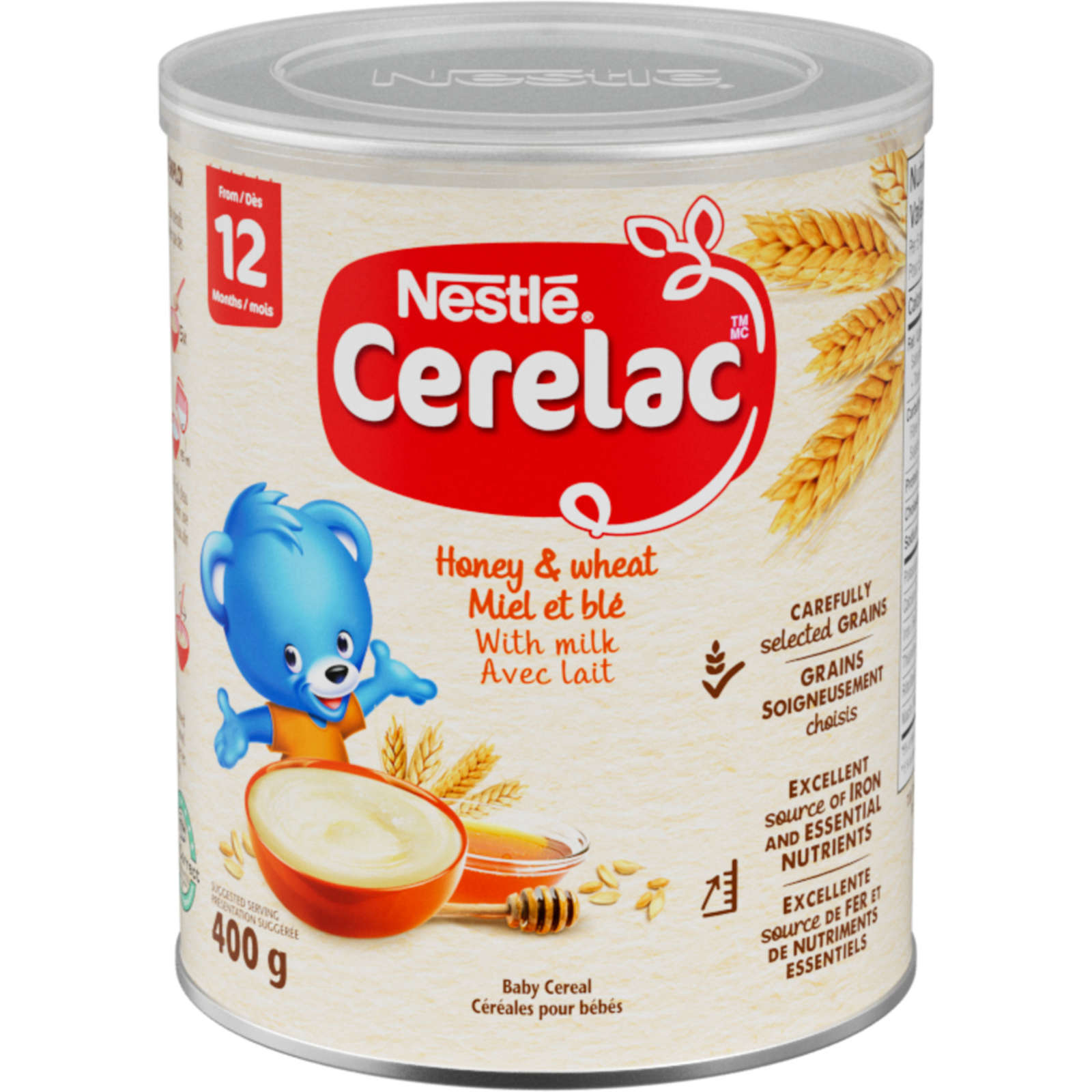 Honey & Wheat With Milk Baby Cereal, 400gx6