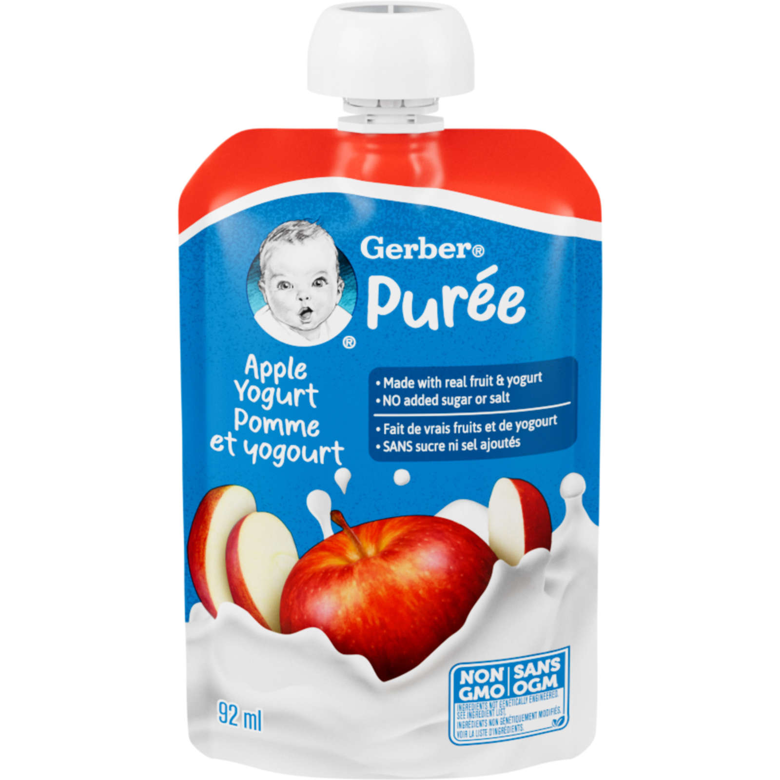 Apple Yogurt Purée, For Babies Pouch