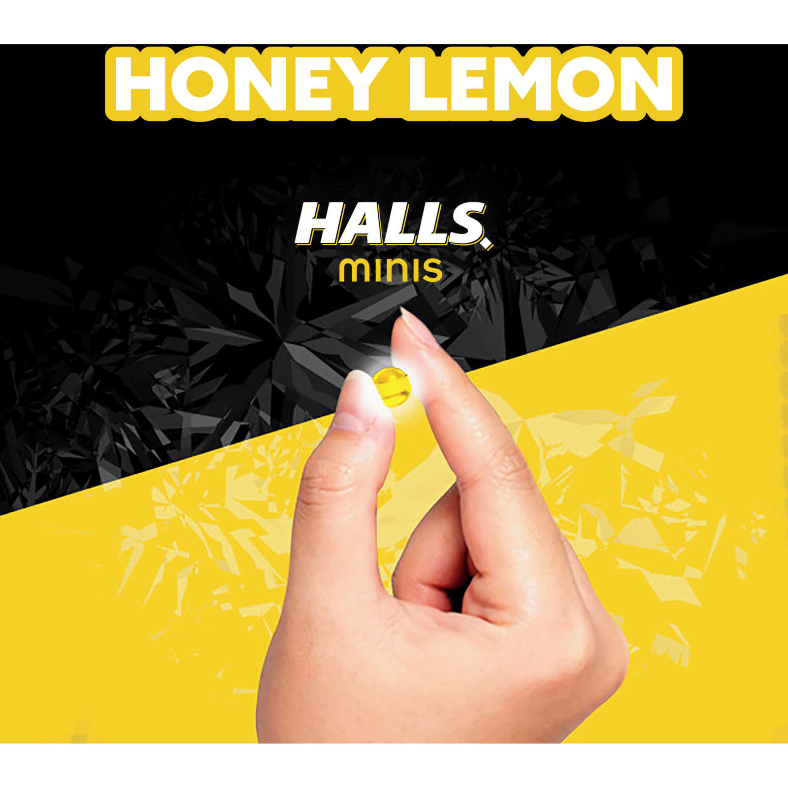 Minis No Sugar Added Honey Lemon Flavour Cough Drops