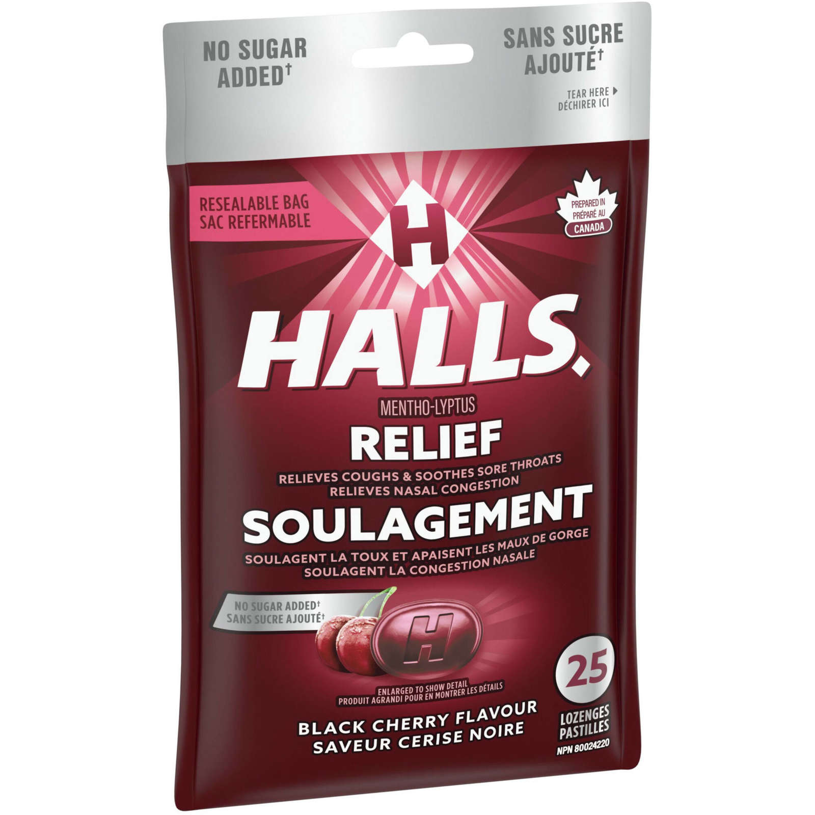 Halls Relief Mentho-Lyptus Cherry Flavour