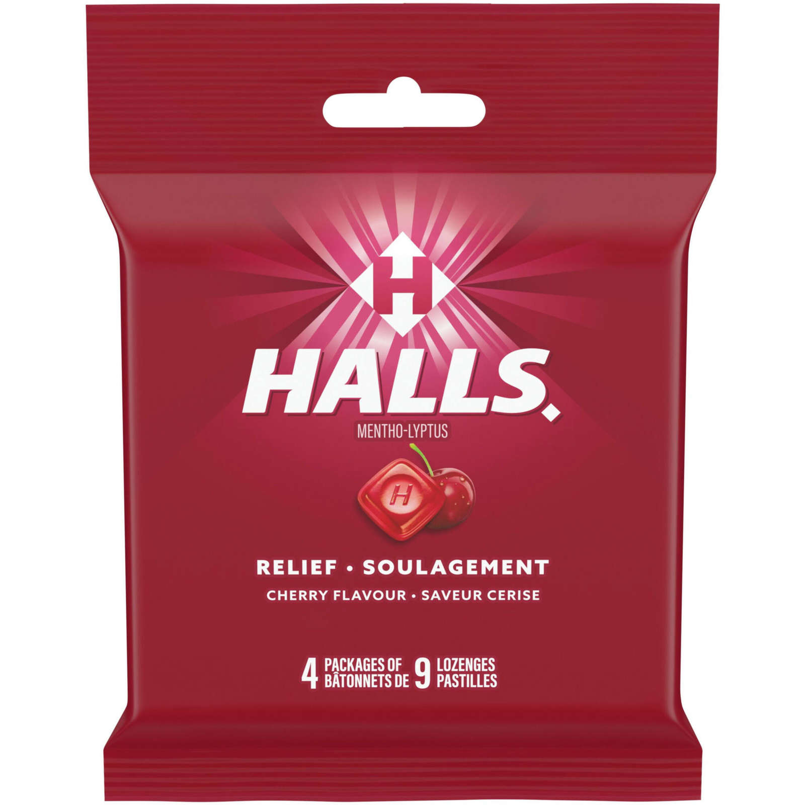 Halls Relief Mentho-Lyptus Cherry Flavour