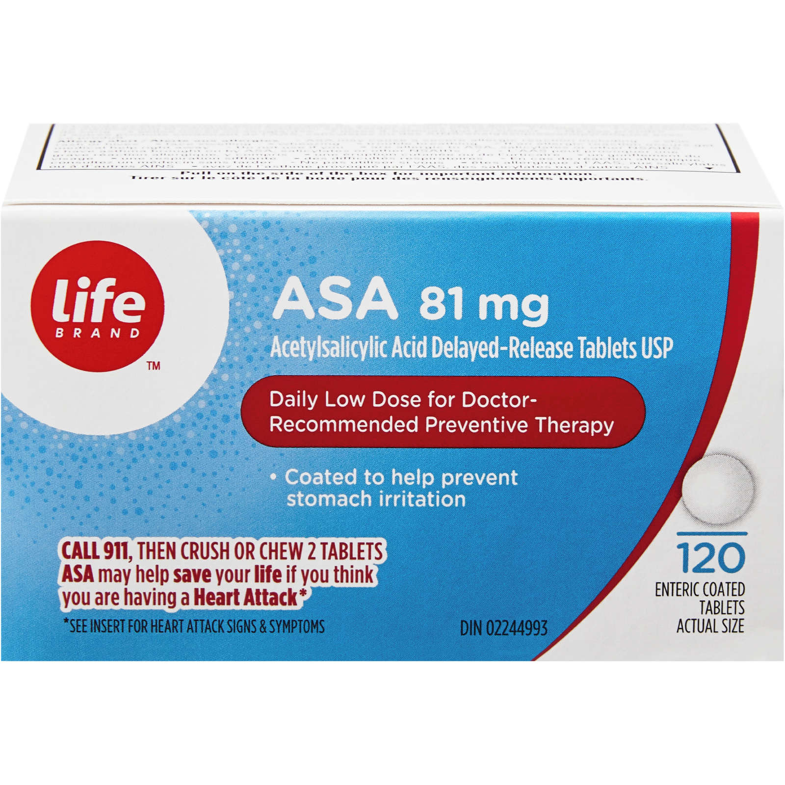 ASA 81mg
Acetylsalicylic Acid Tablets USP