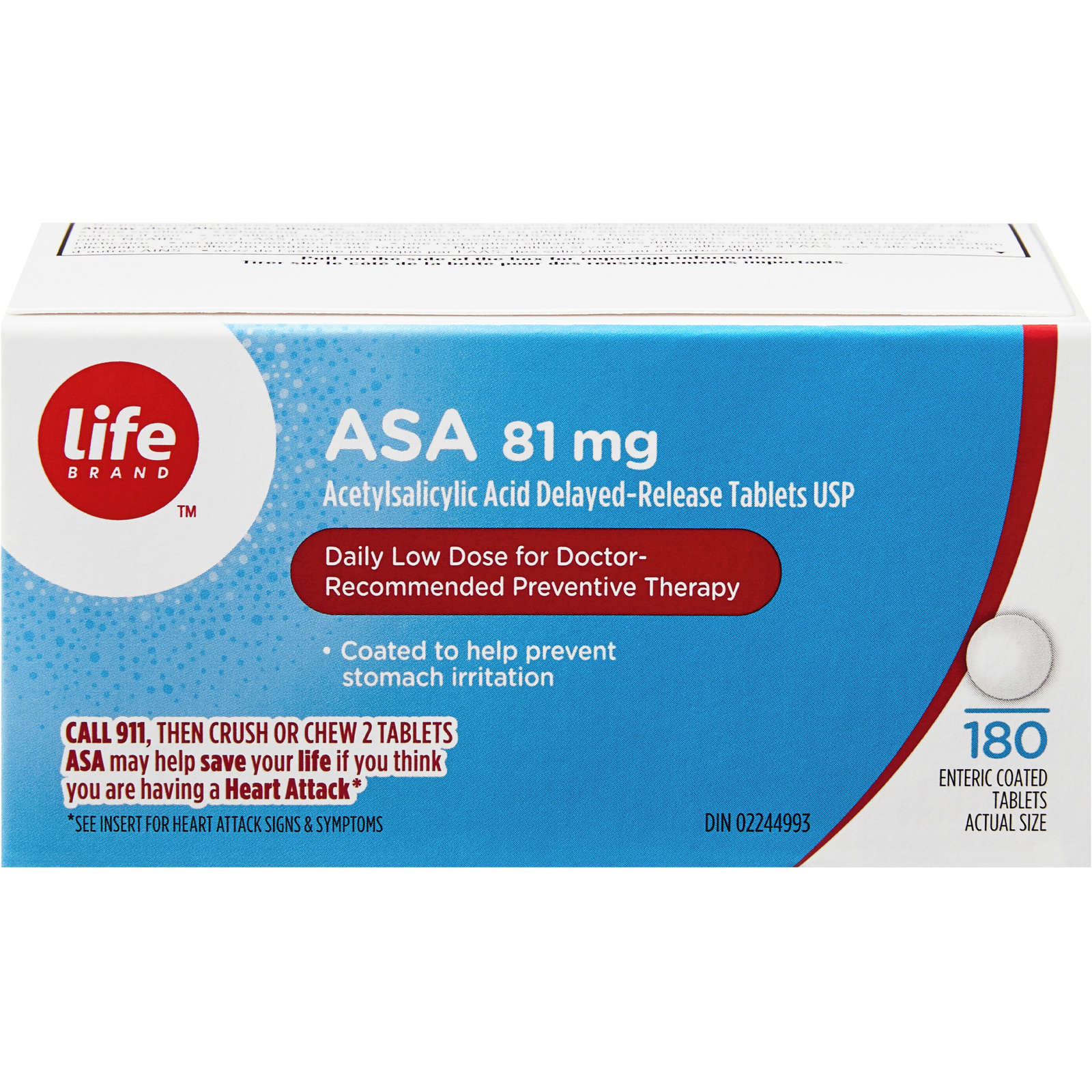 ASA 81mg
Acetylsalicylic Acid Tablets USP