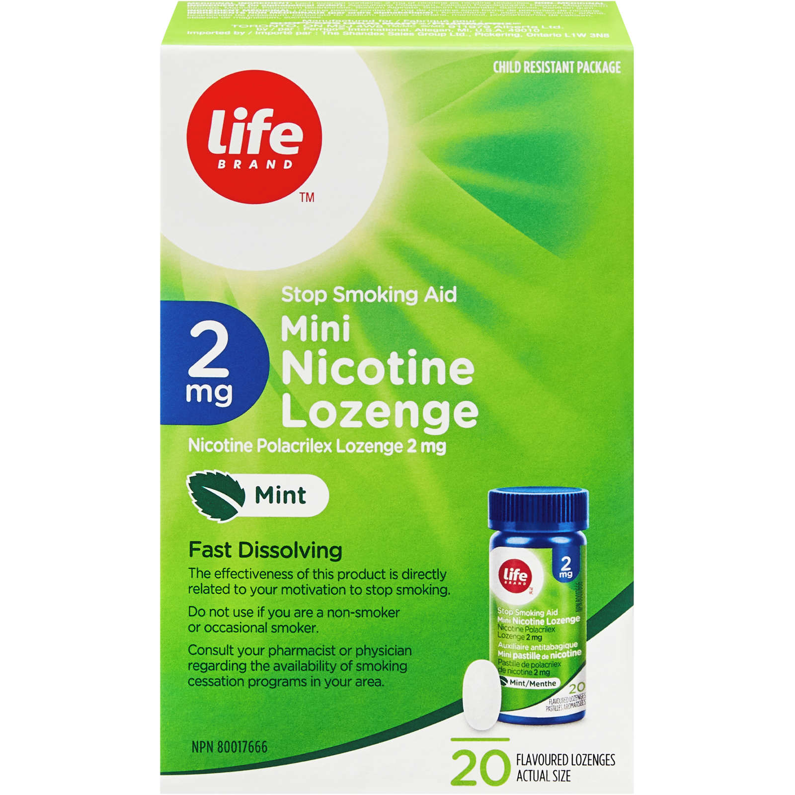 Mini Nicotine Lozenges mg