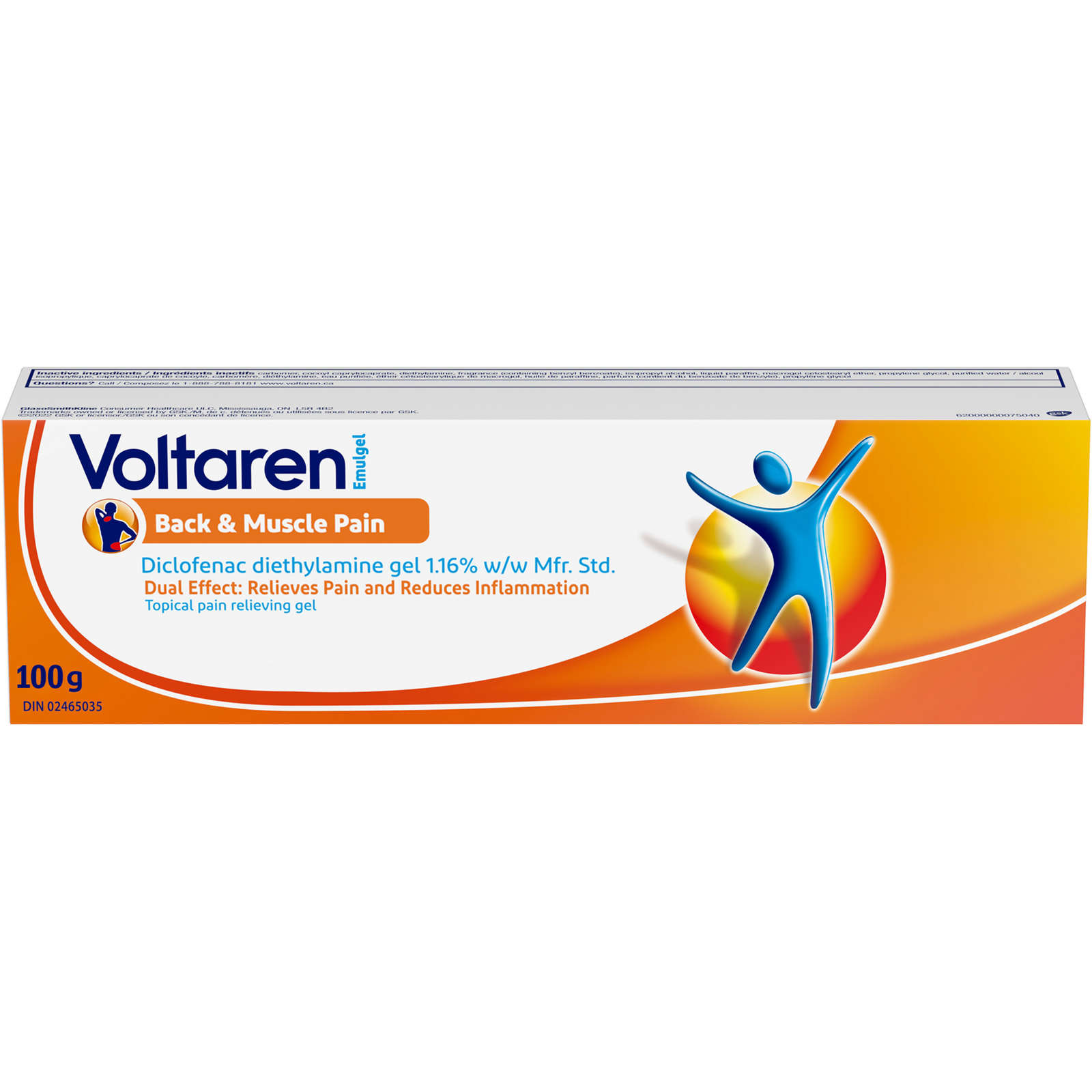 VOLTAREN Emulgel Back & Muscle Pain 100g