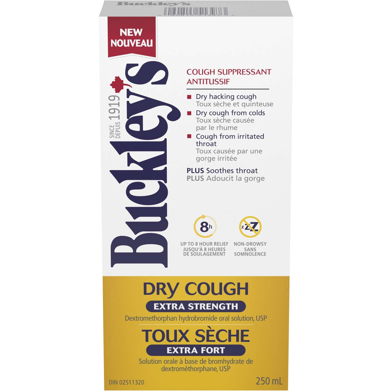 Buckley’s Dry Cough Extra Strength Cough Suppressant Syrup