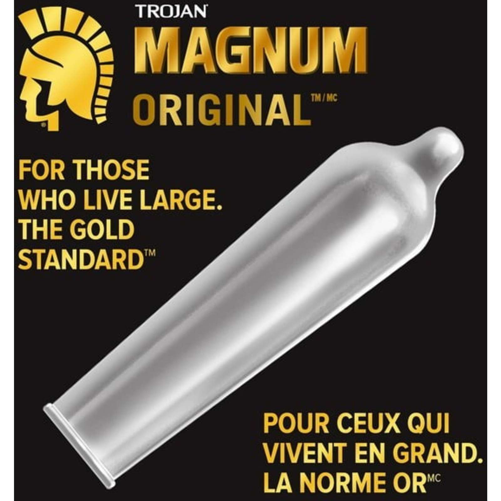 Magnum Original Large Size Lubricated Condoms