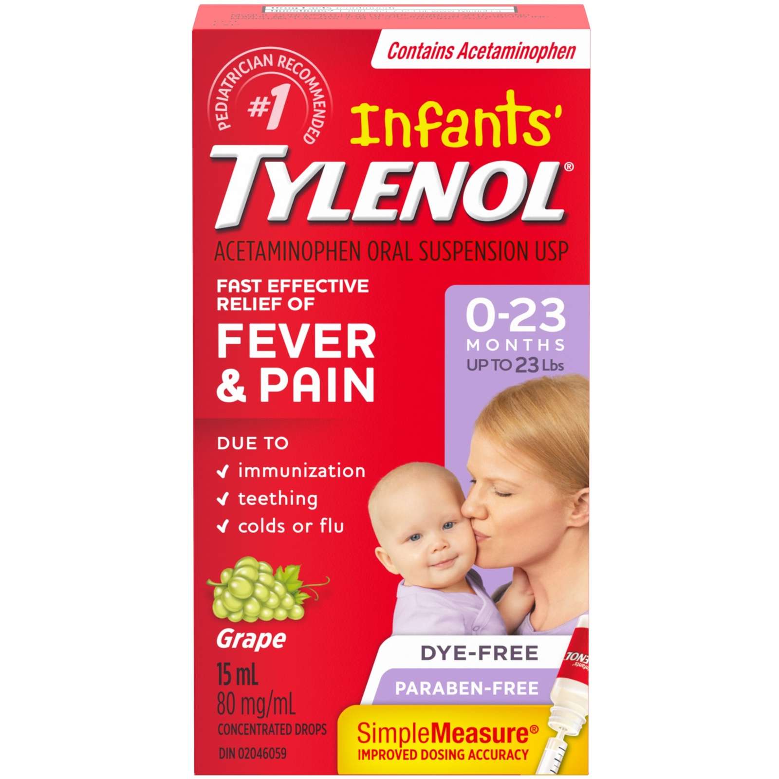 Infants' Medicine, Fever & Pain Drops