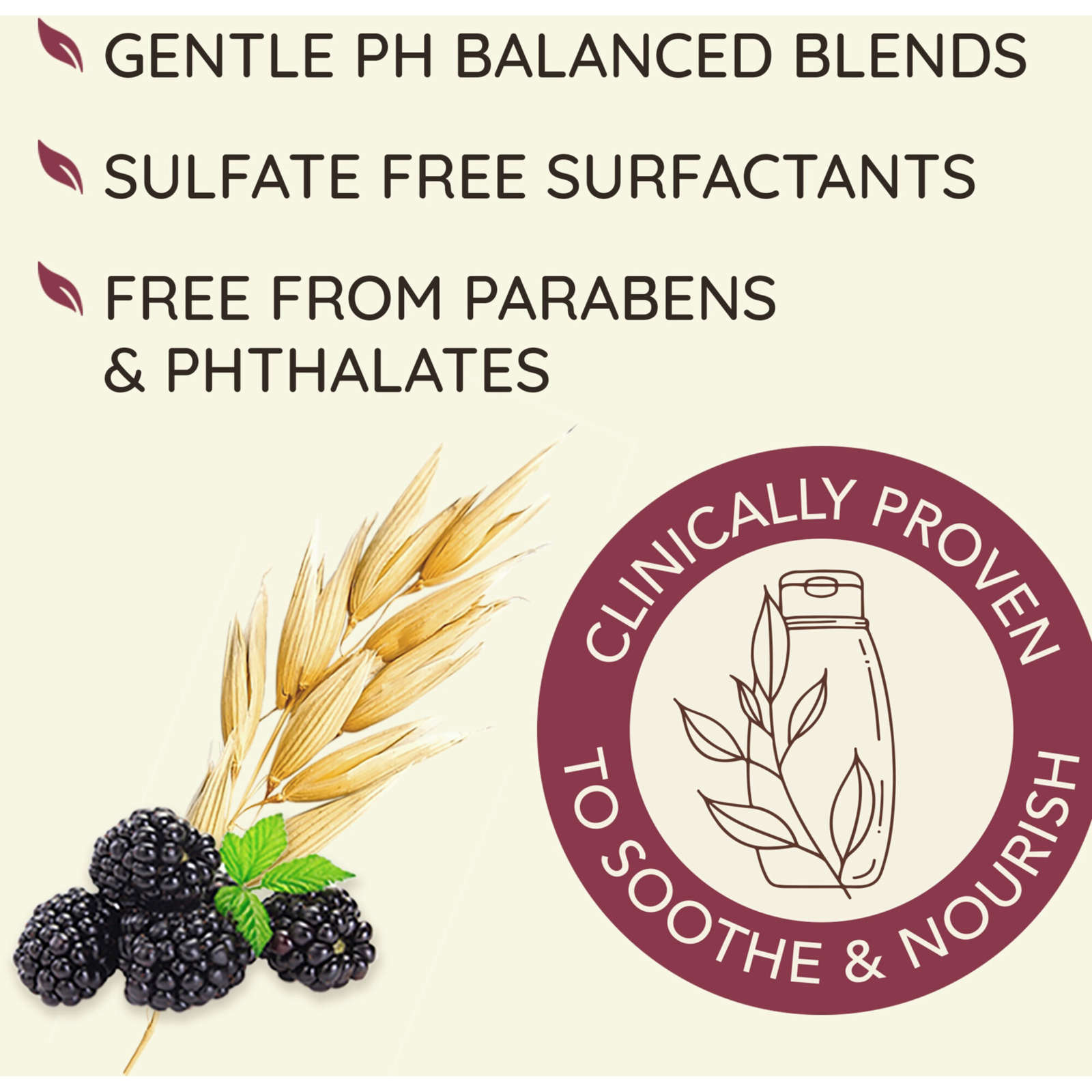 Blackberry Quinoa Protein Blend Shampoo for Color Protect & Strengthen