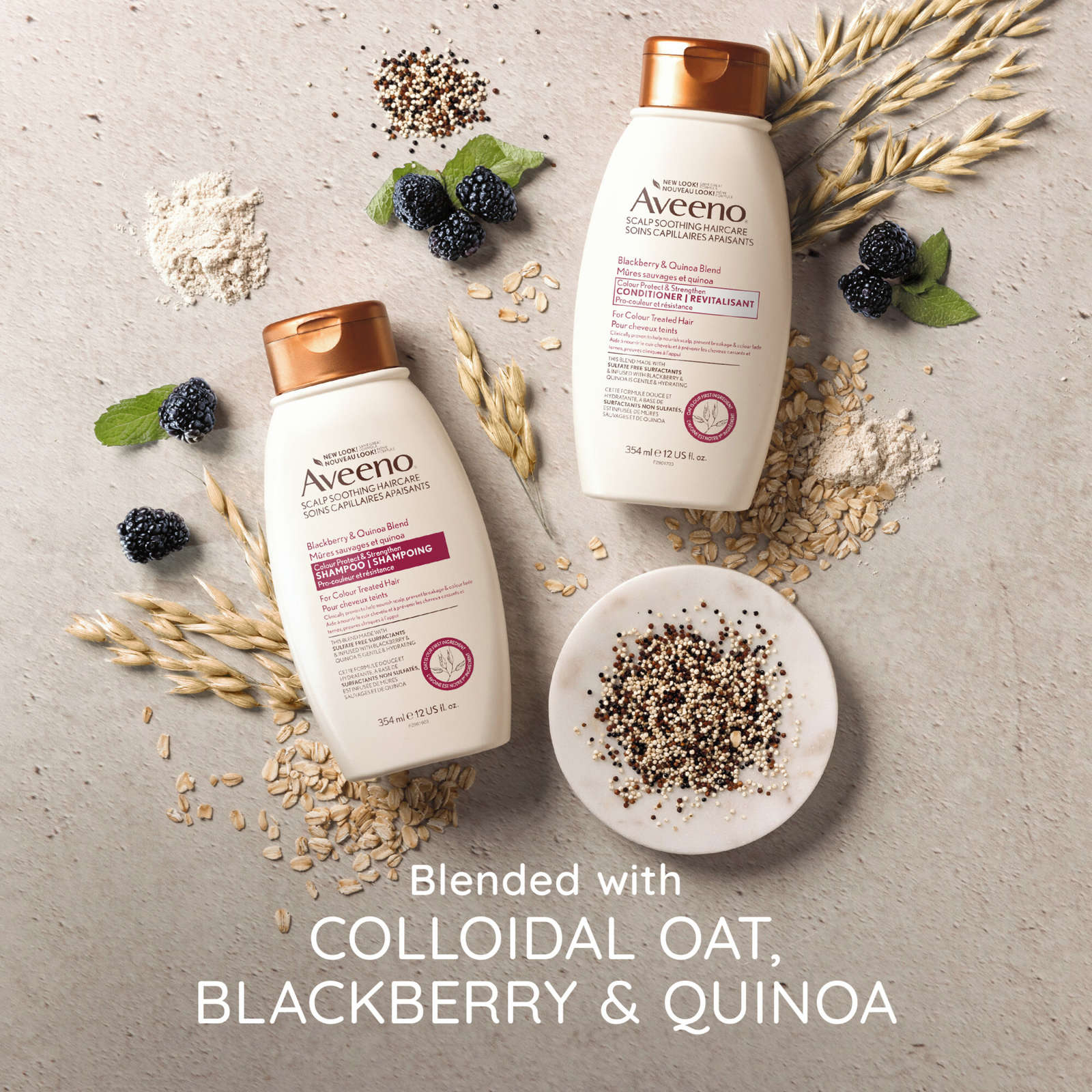 Blackberry Quinoa Protein Blend Shampoo for Color Protect & Strengthen