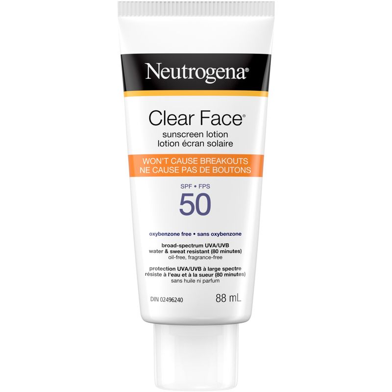 Lotion écran solaire Clear Face FPS 50