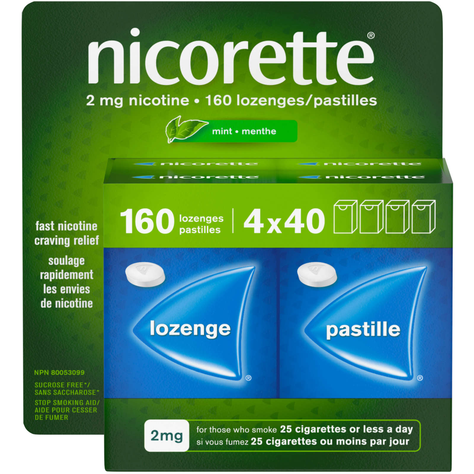 Nicotine Lozenges, 2mg, Mint