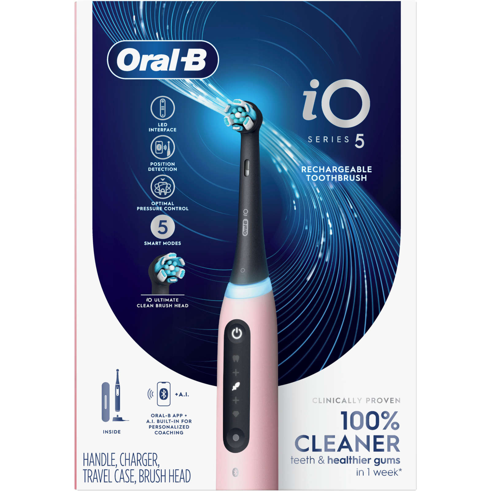 Oral-B iO Series Electric Toothbrush with 1 Brush Head, Rechargeable