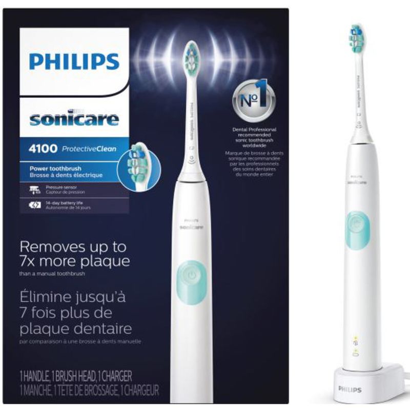 Sonicare ProtectiveClean 4100 Rechargeable Electric Toothbrush, HX6817/01 1.0 ea
