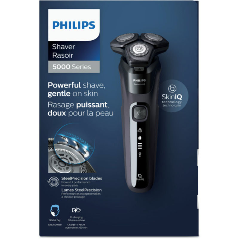 Philips Shaver Wet or Dry with Charging Stand, Series 5000, S5588/25 1.0 ea