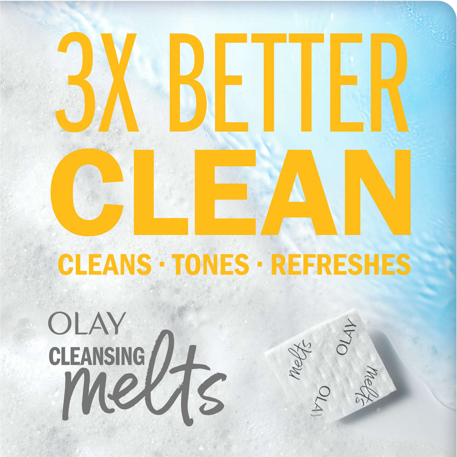 Cleansing Melts + Vitamin C Face Cleanser, 12ct, Water-Activated Face Wash Cleans, Tones, and Refreshes Skin