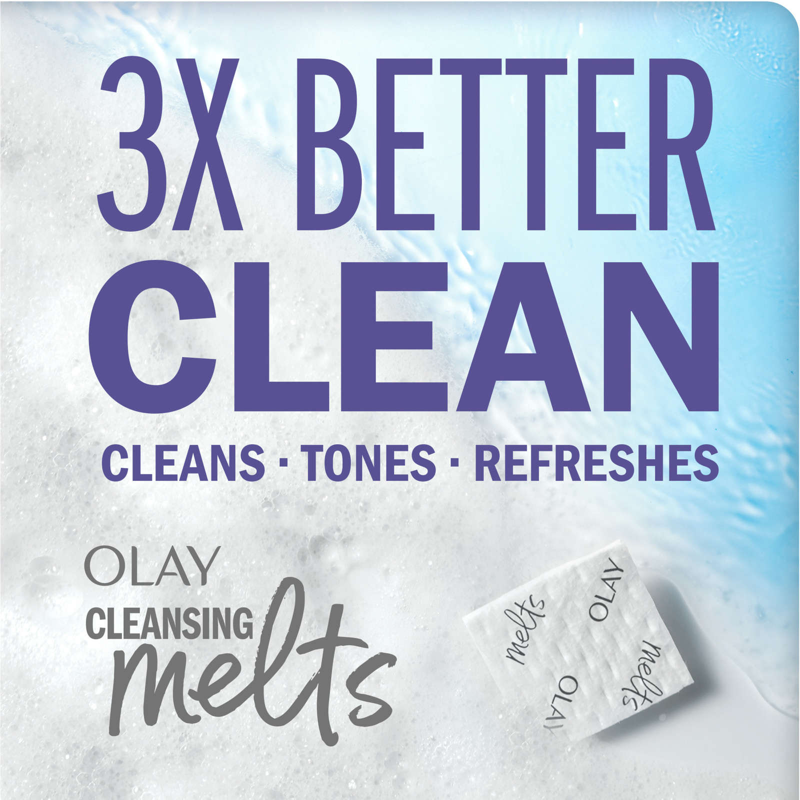 Cleansing Melts + Retinol Face Cleanser, 12ct, Water-Activated Face Wash Cleans, Tones, and Refreshes Skin