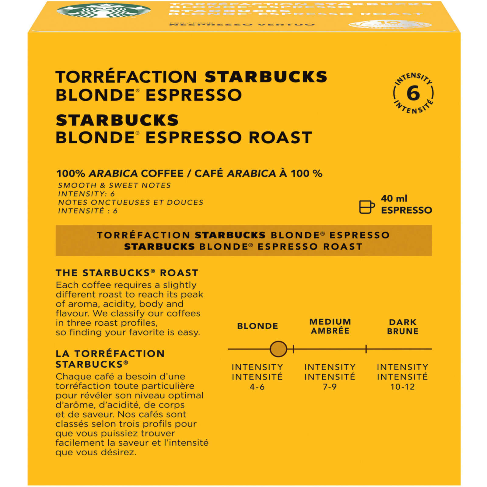 Blonde Espresso Roast For Nespresso Vertuo