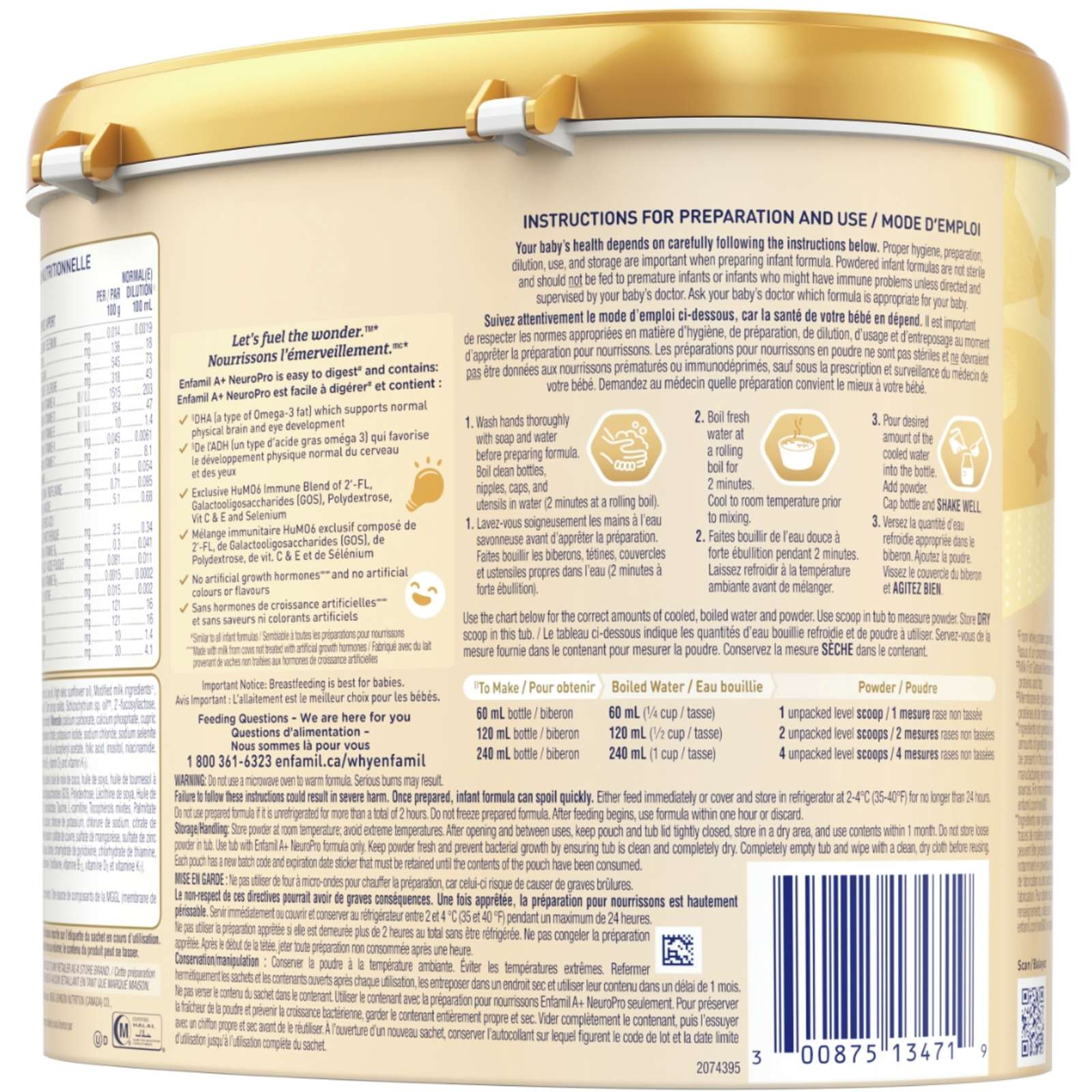 NeuroPro™, Baby Formula, 0-12 months