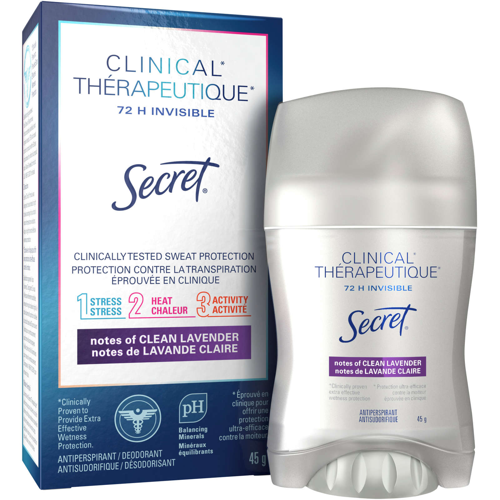 Clinical Strength Invisible Solid Antiperspirant and Deodorant