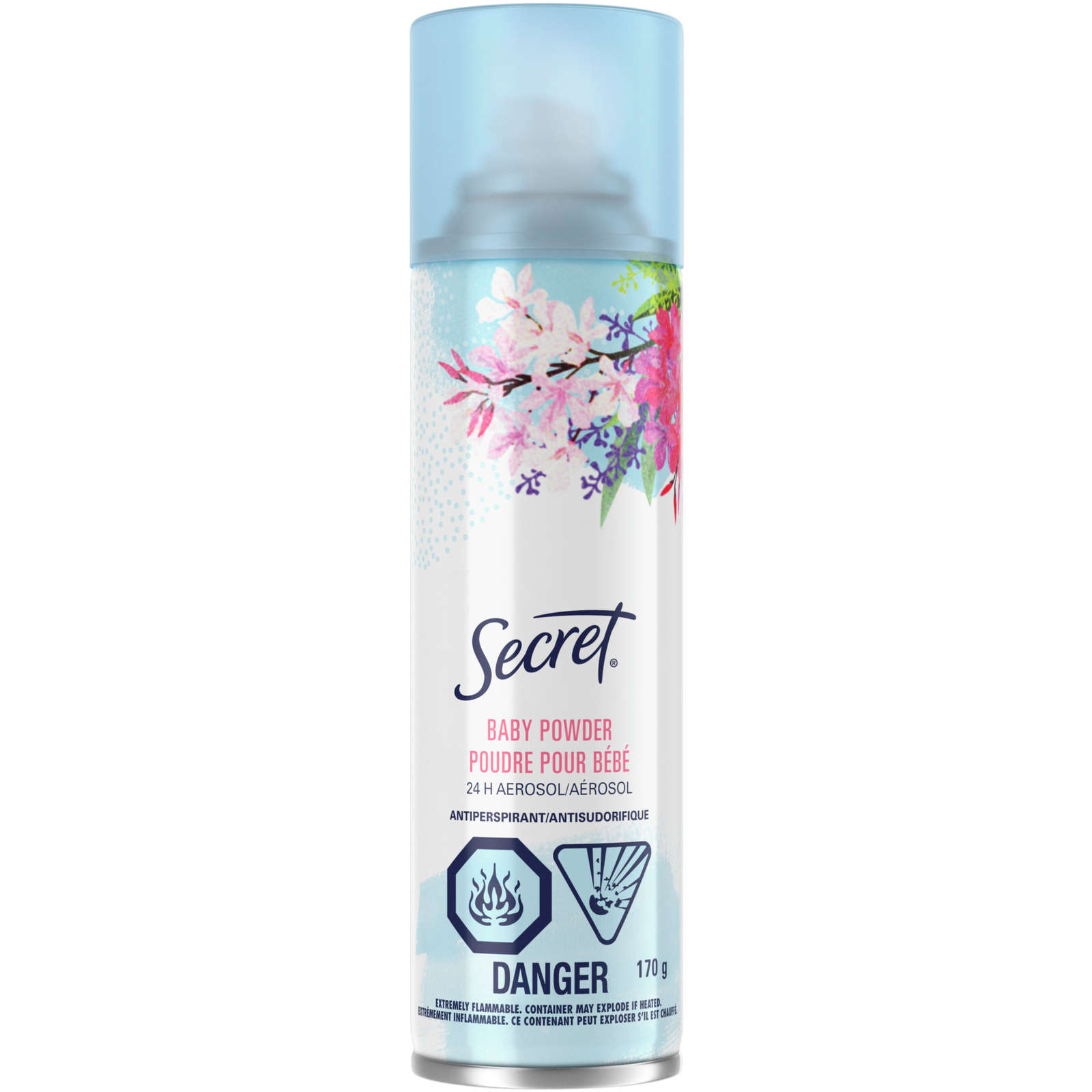 Aerosol Antiperspirant and Deodorant, Powder Fresh