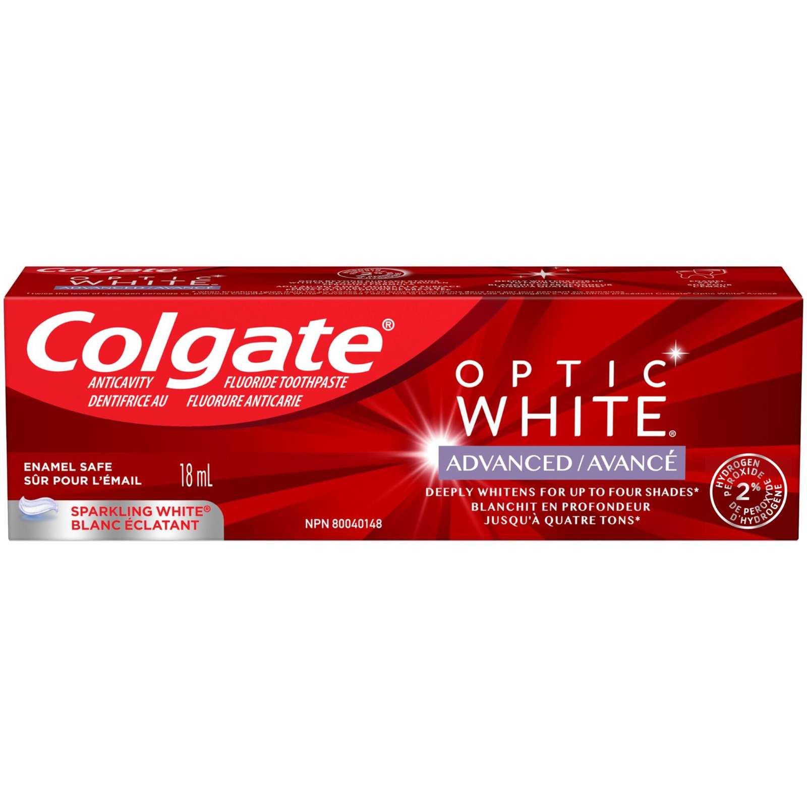 Colgate Optic White Advanced Teeth Whitening Toothpaste