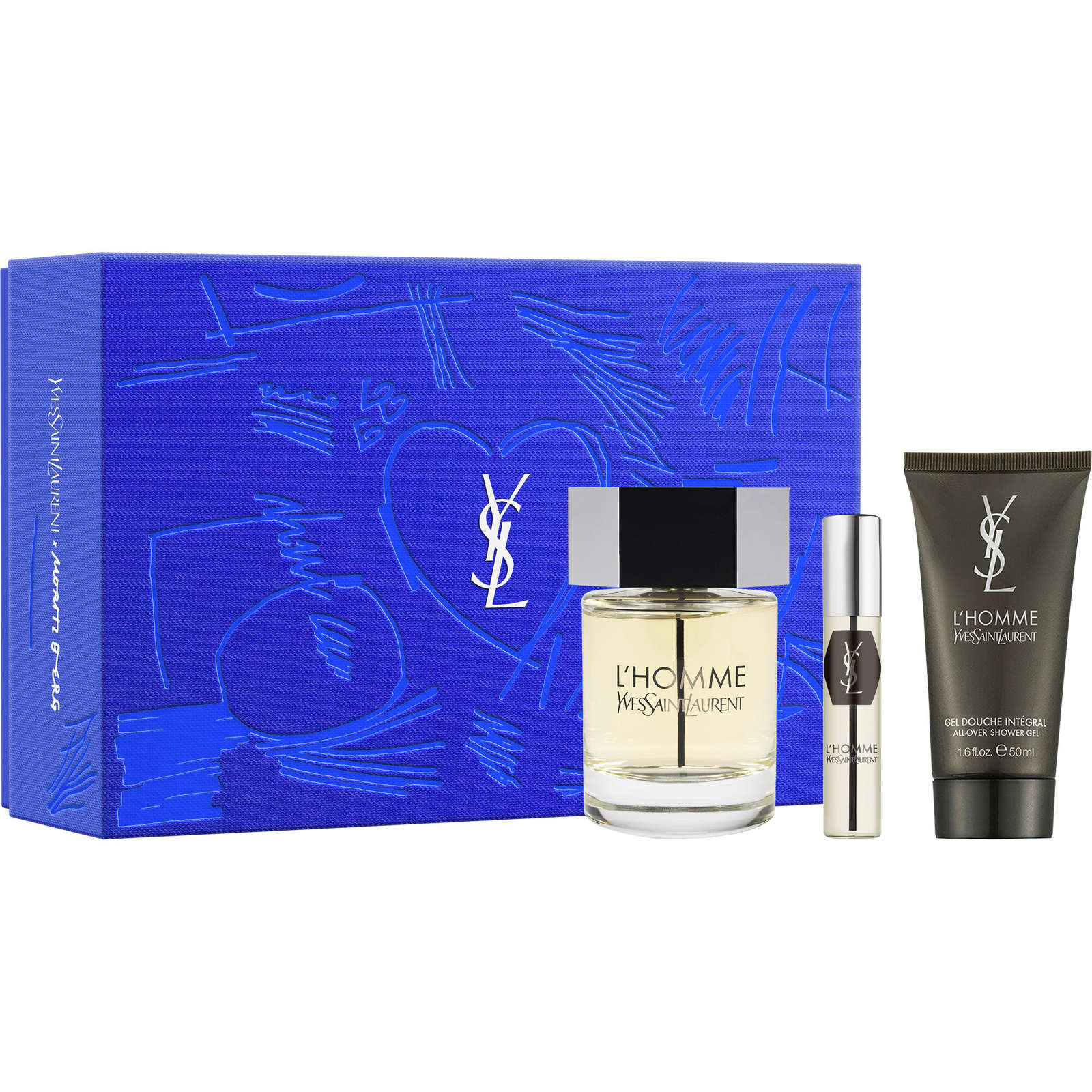 Father's Day Gift Set: L'Homme EDT 100ml & Travel Size + Shower Gel