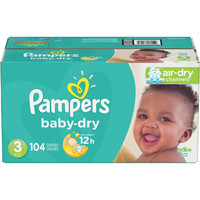 pampers baby dry newborn 104