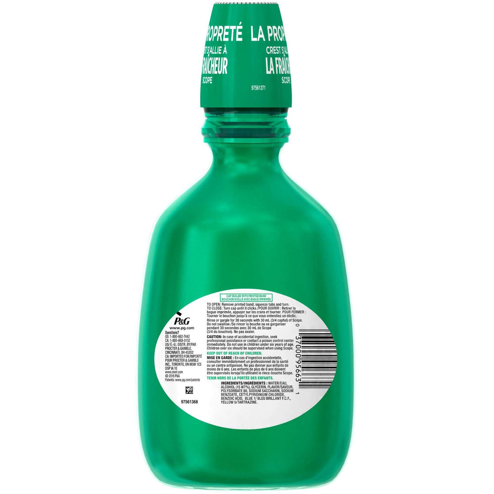 Crest Scope Classic Mouthwash, Original Formula