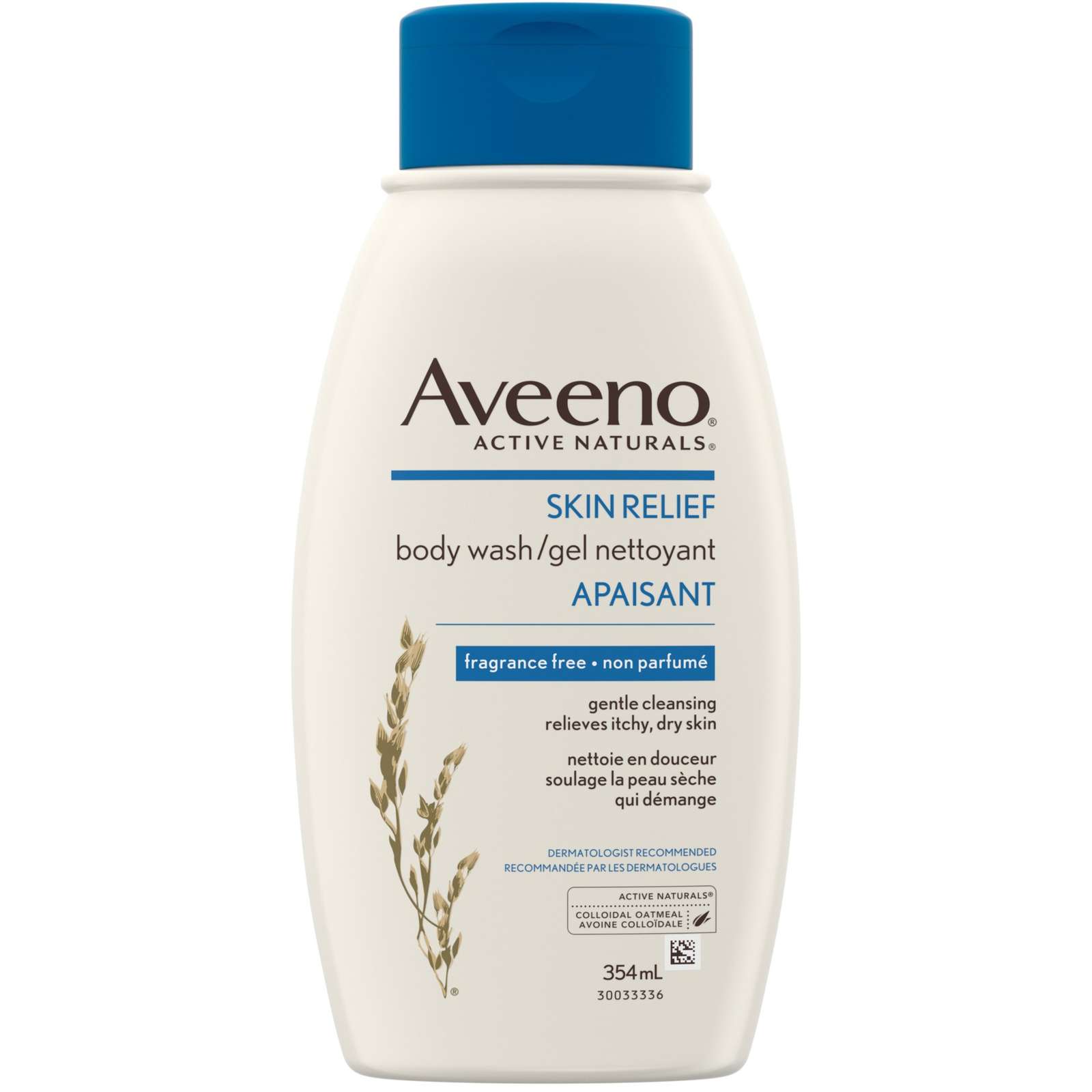 Aveeno Unscented Body Wash for Dry Skin Relief ML