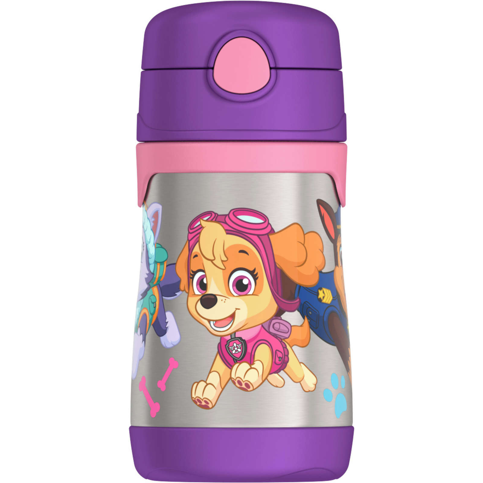 FUNtainer®  Water Bottle w/ Straw Paw Patrol (Girl)