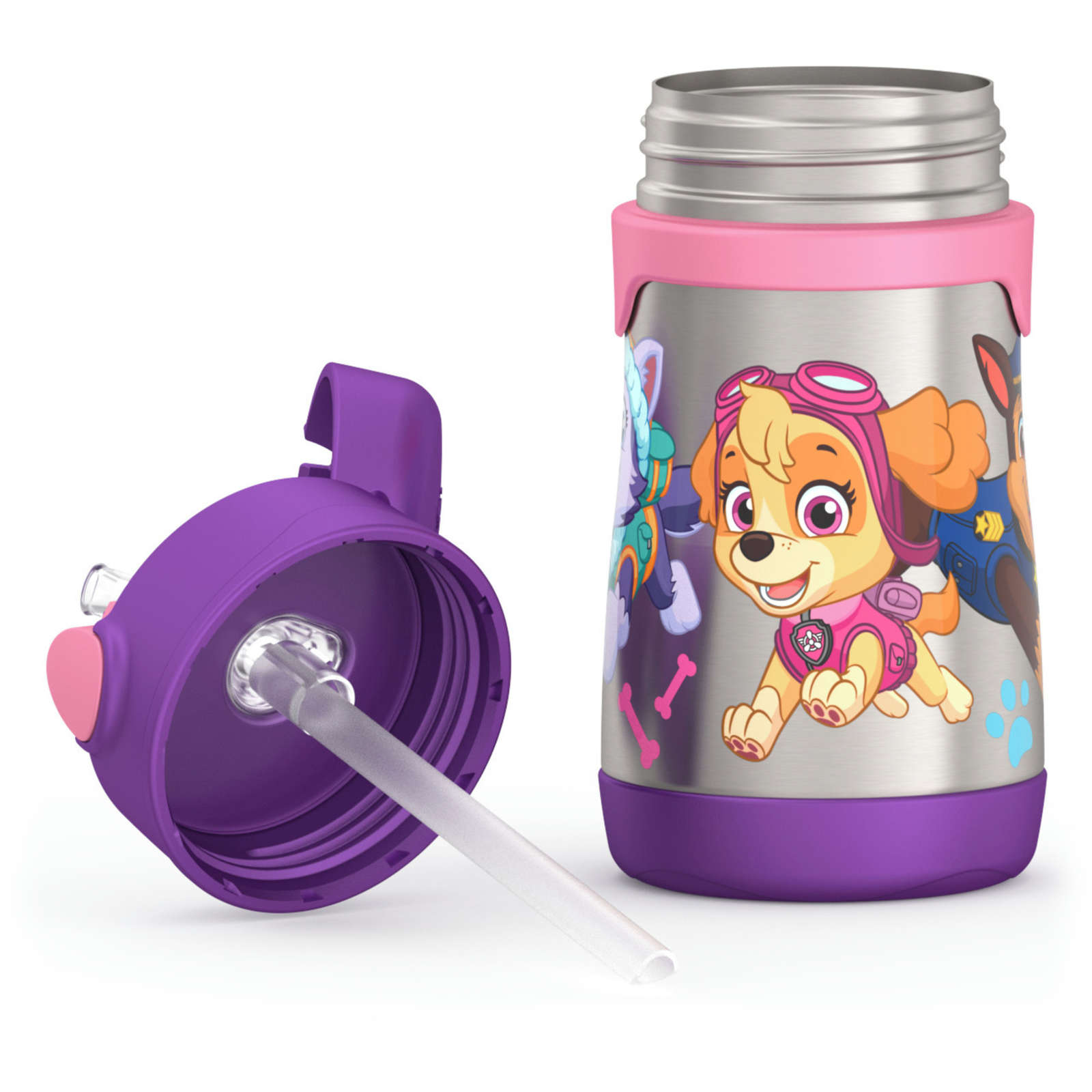 FUNtainer®  Water Bottle w/ Straw Paw Patrol (Girl)