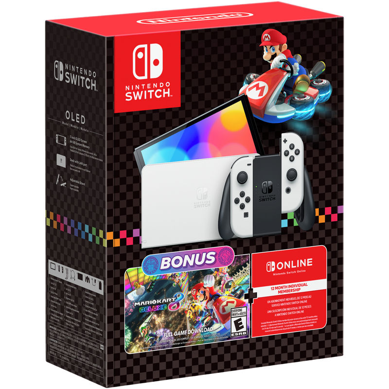 Nintendo Nintendo Switch™ – OLED Model: Mario Kart™ 8 Deluxe Bundle 1.0 ea