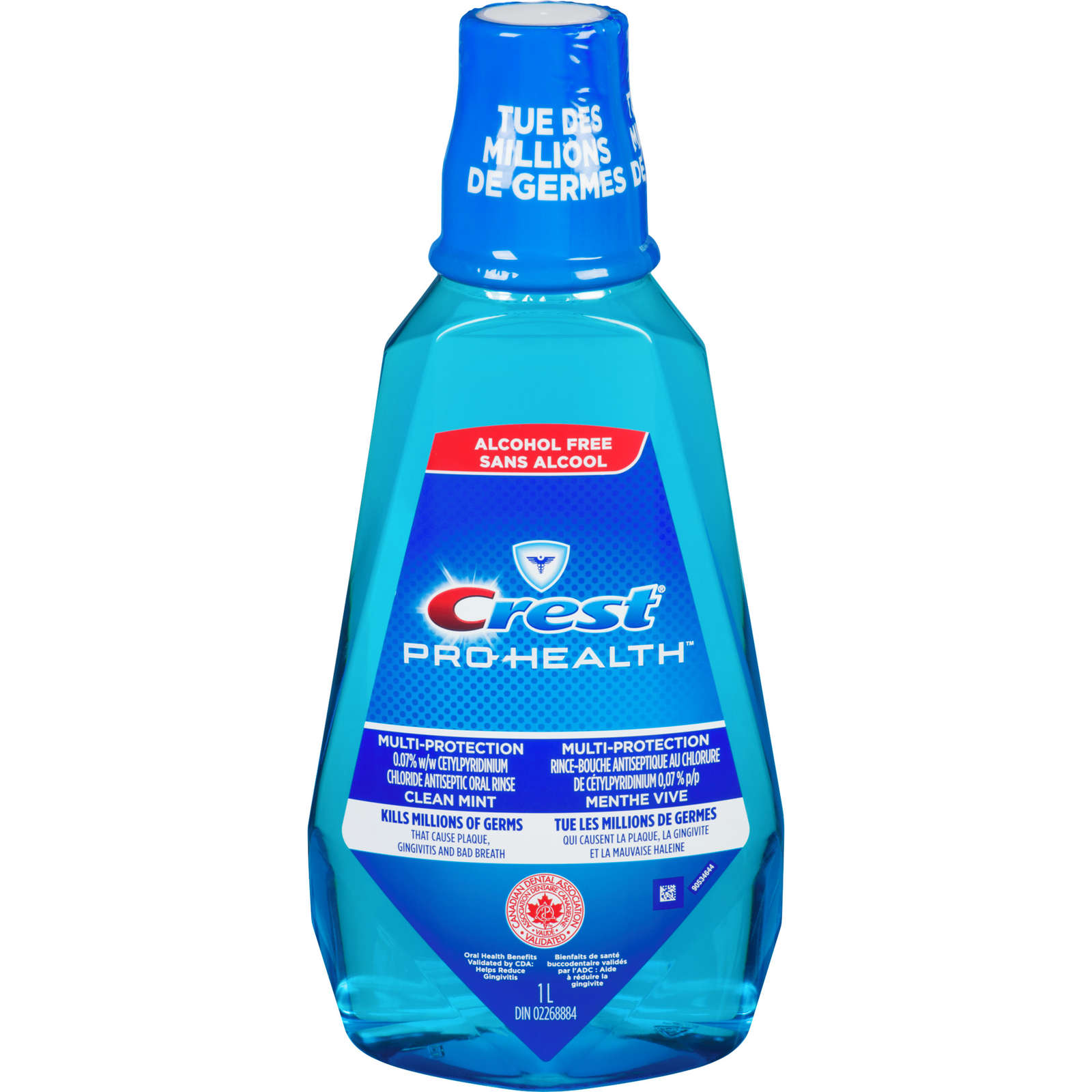 Crest Pro-Health Multi-Protection Alcohol Free Mouthwash, Clean Mint