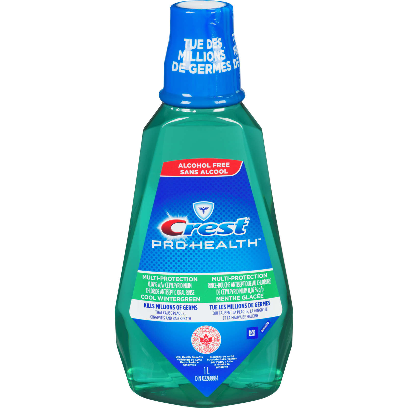 Crest Pro-Health Multi-Protection Alcohol Free Mouthwash, Cool Wintergreen