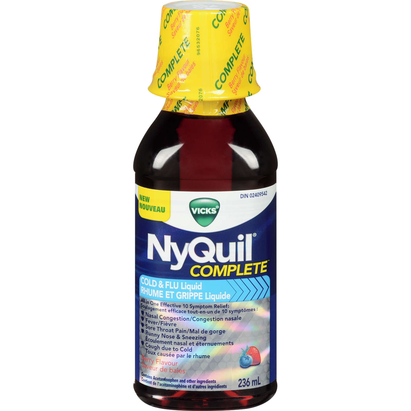 NyQuil COMPLETE Cold, Flu, and Congestion Medicine, mL